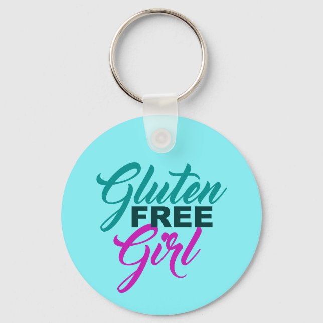 Llavero Gluten Free Girl (Anverso)