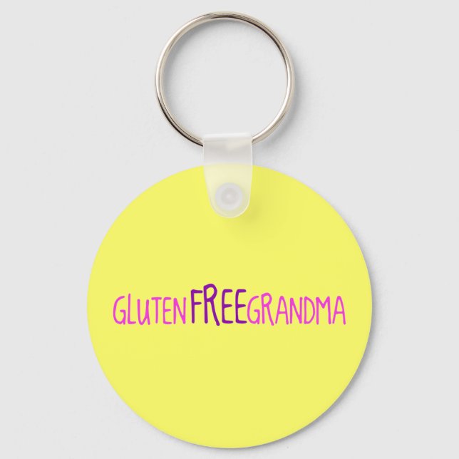 Llavero Gluten Free Grandma (Anverso)