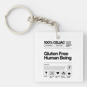 Llavero Gluten Free Human Being