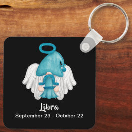 Llavero Gnome Libra Astrology Sign Angel Keychain