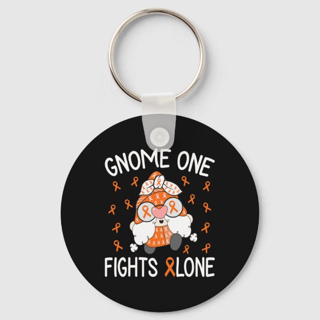 Llavero Gnome One lucha solo contra la leucemia (Anverso)
