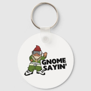 Llavero Gnome Sayin Gracioso Swag Gnome