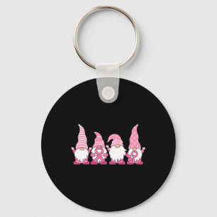 Llavero Gnomes Cáncer de Mama Conciencia Paz Lover Gift Wo