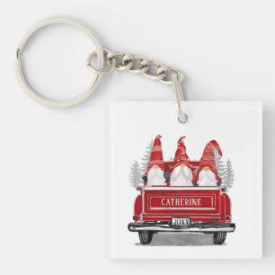 Llavero Gnomes de navidades en vacaciones de camionetas ro