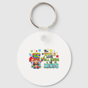 Llavero Gnomes El Mundo Necesita Todo Tipo De Mentes Autis