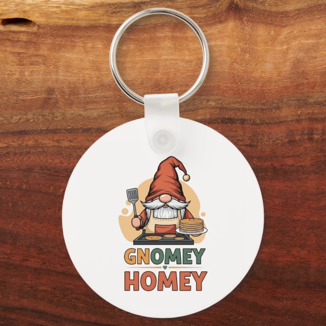 Llavero Gnomey homey pancakes design (Reverso )