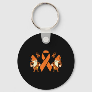Llavero Gnomo Guerrero contra el Cáncer Cinta Naranja Conc