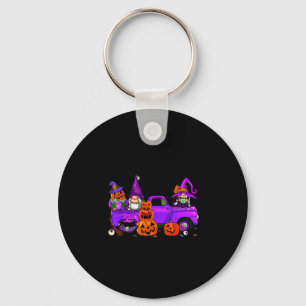 Llavero Gnomos de Camión de Halloween Bruja Calabaza Boo F