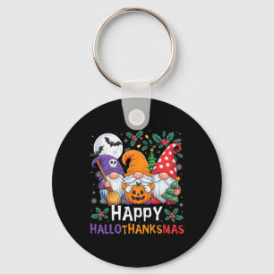 Llavero Gnomos Felices de Hallothanksmas Halloween Día de 