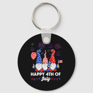 Llavero Gnomos Feliz 4 de Julio