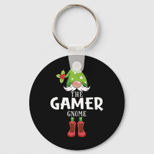 Llavero Gnomos Gamer Navideños Familiares a Juego