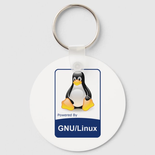 Llavero GNU/Linux (Anverso)
