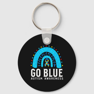 Llavero Go Blue Autism Awareness Support Regalos Blue Ribb