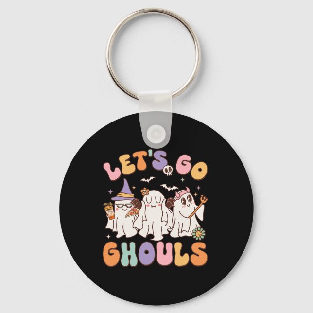 Llavero Go Ghouls Halloween Ghost Set Costume Retro Gro (Anverso)