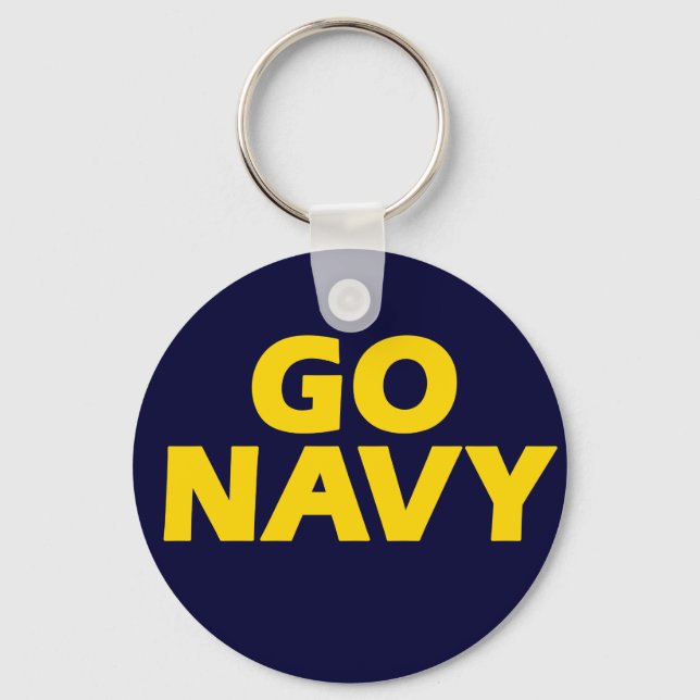 Llavero Go Navy - cadena de claves (Anverso)