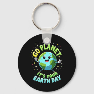Llavero Go Planet its Your Earth Day 2025 Teacher Kids Gir
