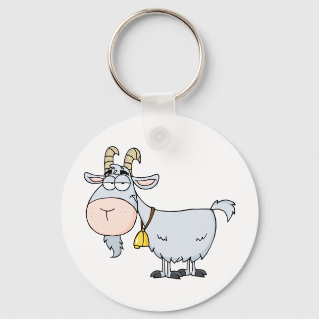 Llavero Goat Cartoon Character (Anverso)