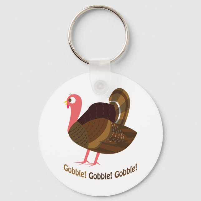 Llavero ¡Gobble! ¡Gobble! ¡Gobble! (Anverso)
