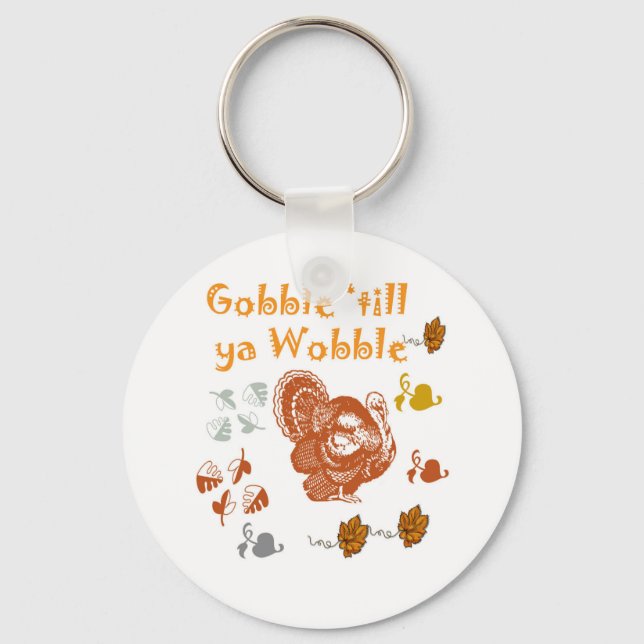 LLAVERO GOBBLE HILL YA WOBBLE PATTERN 2 (Anverso)