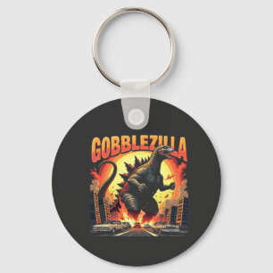 Llavero Gobblezilla Spooky Turquía Acción de Gracias Gobbl