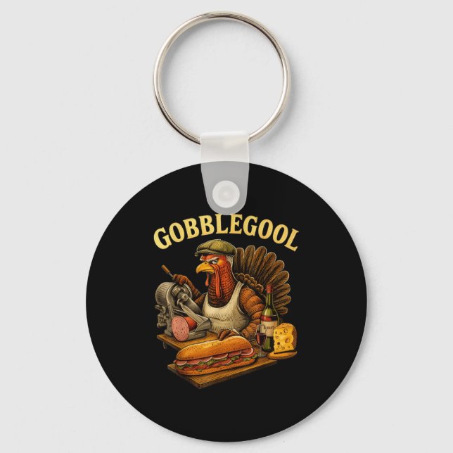 Llavero Gobbol Turkey Thanksgiving  (Anverso)