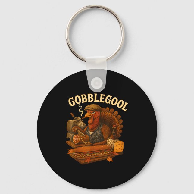 Llavero Gobbol Turkey Thanksgiving  (Anverso)