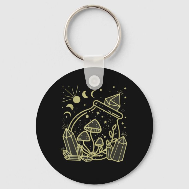 Llavero Goblincore Aesthetic Cottagecore Academia Mushroom (Anverso)