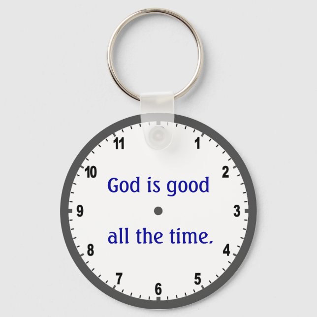 Llavero "God is good all the time" keychain (Anverso)