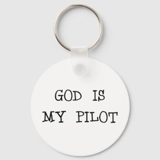 Llavero God Is My Pilot