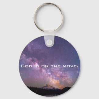 Llavero God Is on the Move Keychain