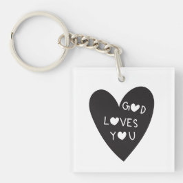 Llavero God loves you