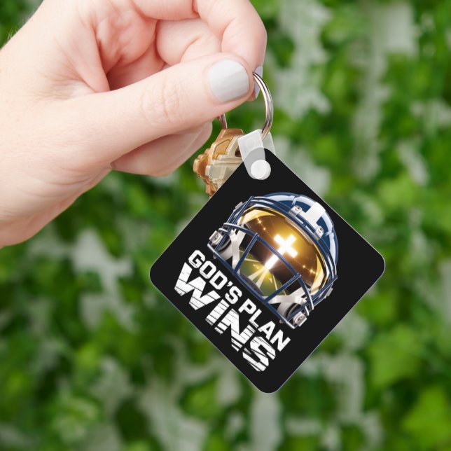 Llavero God’s Plan Football Helmet Keychain (Mano)