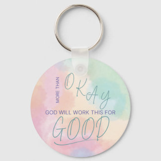 Llavero God Works All Things for Good Keychain