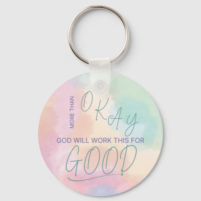 Llavero God Works All Things for Good Keychain (Anverso)