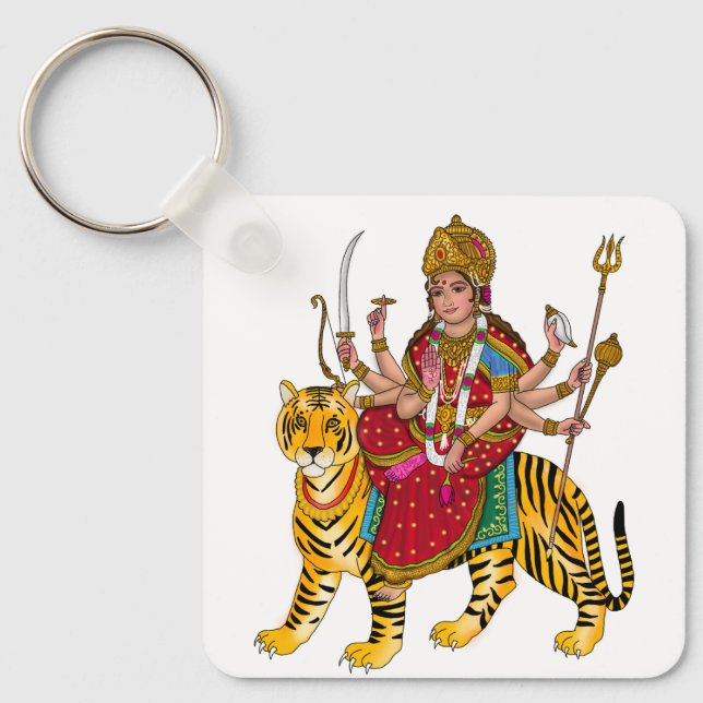 Llavero Goddess Durga Keychain (Anverso)