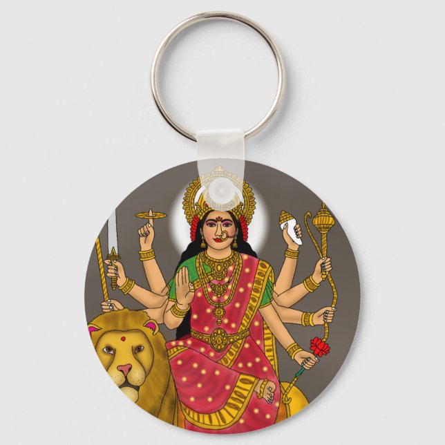 Llavero Goddess Durga Keychain (Anverso)