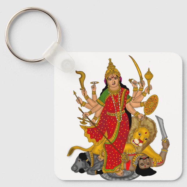 Llavero Goddess Durga Keychain (Anverso)