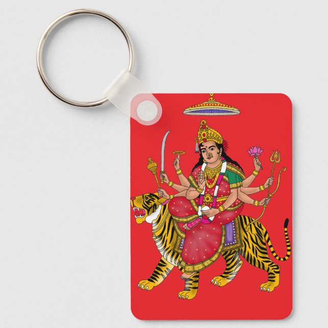 Llavero Goddess Durga Keychain (Anverso)