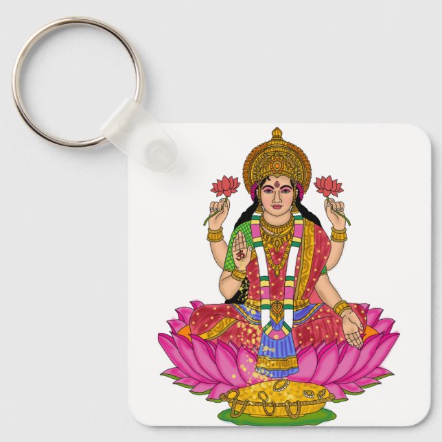 Llavero Goddess Lakshmi Keychain (Anverso)
