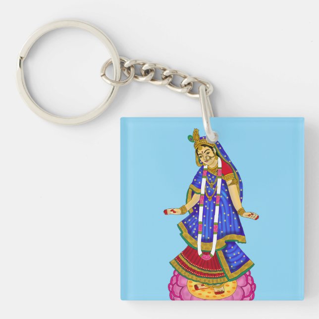 Llavero Goddess Radha Keychain (Frente)