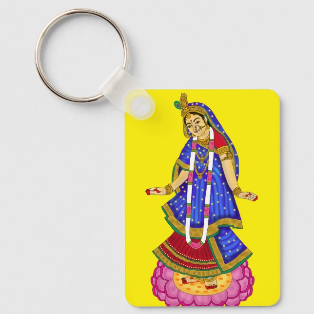 Llavero Goddess Radha Keychain (Anverso)