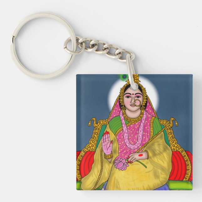 Llavero Goddess Radha Keychain (Frente)