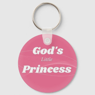 Llavero God's little princess key chain