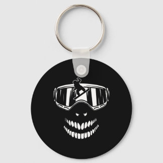 Llavero Gogglas De Esquí Con Motivo De Snowboarder Para Un