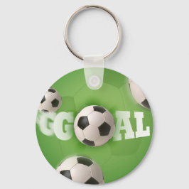 Llavero Gol de fútbol de la pelota de fútbol - Keychain