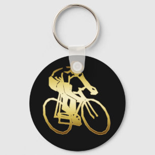 LLAVERO GOLD BIKE RIDER