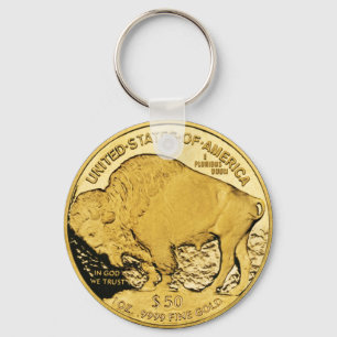 Llavero Gold Coin Keychain