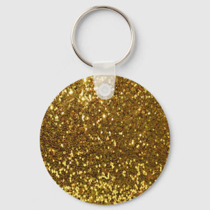 Llavero Gold Glitter