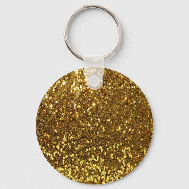 Llavero Gold Glitter (Anverso)