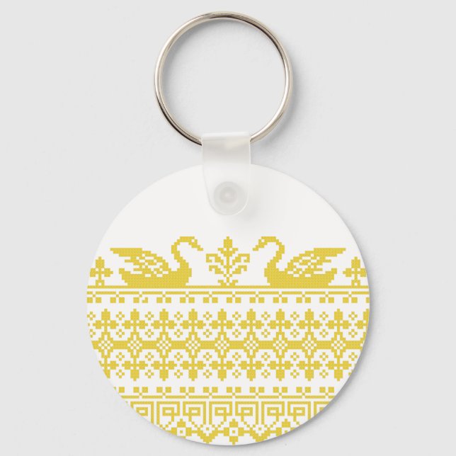 Llavero Gold Swans (Anverso)
